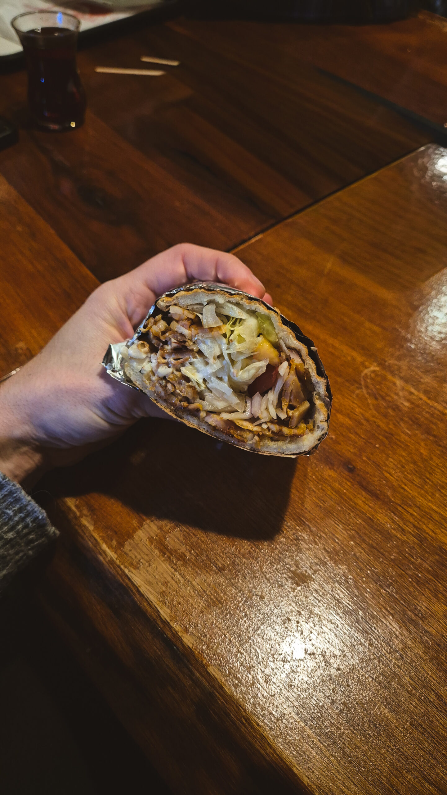 Fresh kebab served in Cologne